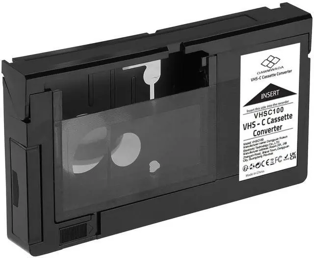 Main image of OAWMWAOA VHS C Cassette Adapter for Camcorders SVHS VHS-C to VHS, Compatible 12mm Tapes, Motorized VHS Cassette Converter (Not Compatible with 8mm / MiniDV / Hi8)