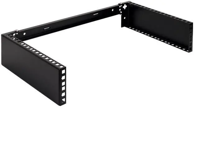 Main image of RackPath 2U Wall Mount Network Rack - Patch Panel Bracket for Server and Network Equipment  11.25 inch Deep  Heavy Duty 150lbs Capacity