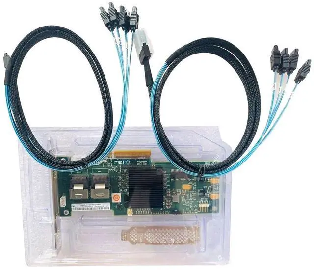 Main image of LSI MegaRAID 9240-8i RAID Controller Card 6Gbps 8-Port SAS SATA LSI00200 Server PCIe Expander Card + 2* SFF8087 SATA Cable
