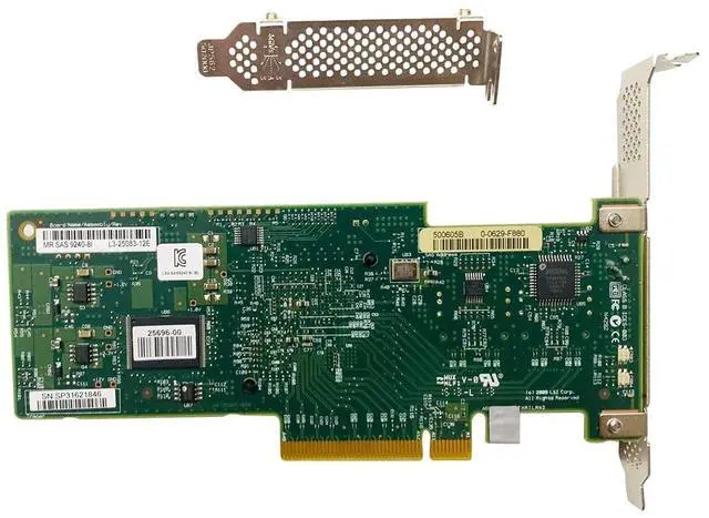 Alt view image 2 of 3 - LSI MegaRAID 9240-8i RAID Controller Card 6Gbps 8-Port SAS SATA LSI00200 Server PCIe Expander Card + 2* SFF8087 SATA Cable