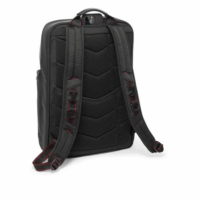 Alt view image 4 of 5 - TUMI - Alpha Bravo Pro 17" Backpack - Expandable Travel and Commute Gaming and Tech Bag - Fits up to 17" Laptop - Red Ombre