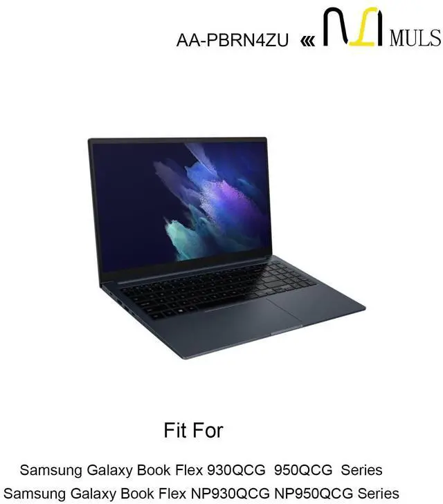 Alt view image 3 of 5 - MULS 66.9Wh AA-PBRN4ZU Laptop Battery for Samsung Galaxy Book Flex 930QCG 930QCJ 930XCJ NP930QCG NP930QCG-K01 950QCG 950QCG-X01 950QCG-X03 950QCJ 950XCJ NP950QCG 15-NP950 15.4V 4-Cell 4350mAh