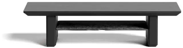 Main image of Raico Desk Cockpit Shelf Monitor Stand System Dual Screen Setup Wood Large Desk Accessory Organizer Unit (Black Wood, Small | 18.8 Inches)