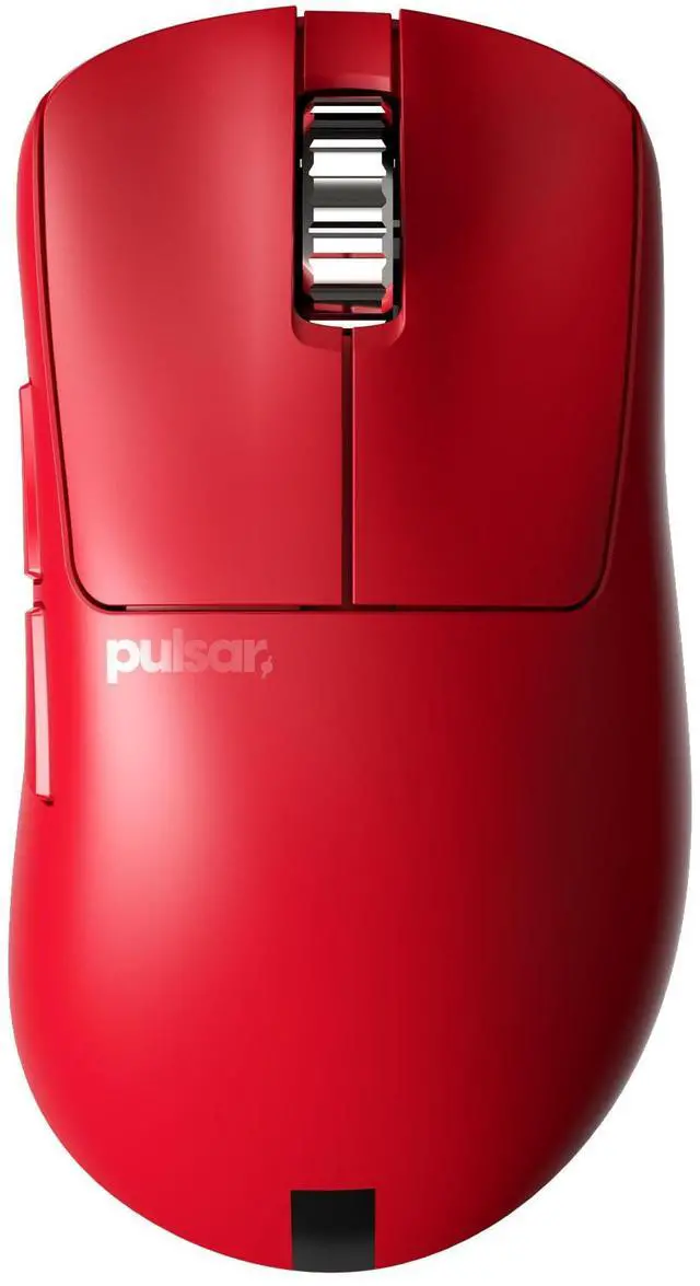 Main image of Pulsar Gaming Gears - Xlite v3 ES Wireless Gaming Mouse, Limited Edition, Ergonomic, Optical Switch, OLED Display, Driverless, PAW3395 Sensor, 100H Battery, 4K dongle Included (Medium, Red)