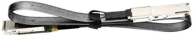 Alt view image 4 of 5 - 10Gtek 40G QSFP+ to QSFP+ Extender Cage with EEPROM on Extender Side, 3M Flat Cable in Nylon Jacket, 30AWG, 20cm