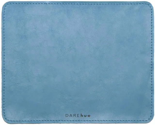 Main image of DAREhue - Genuine Leather Mouse Pad (Sky Blue, Large)