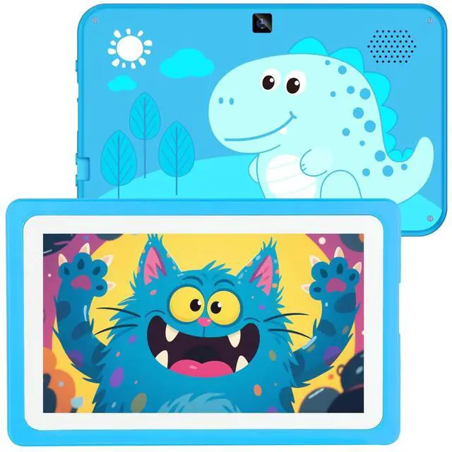 Kids Tablet 7 Tablets for Kids with Parental Control, WIFI Childrens Tablets for Toddlers with Plenty of Offline Child learning Apps Pre-installed, Toddler Tablet 3-7 Years Boy Girls Gift(Blue)