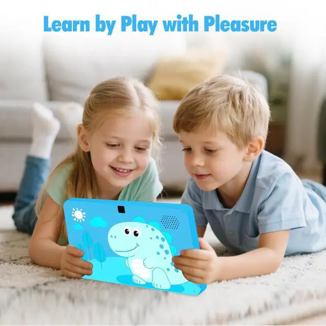 Alt view image 2 of 5 - Kids Tablet 7 Tablets for Kids with Parental Control, WIFI Childrens Tablets for Toddlers with Plenty of Offline Child learning Apps Pre-installed, Toddler Tablet 3-7 Years Boy Girls Gift(Blue)