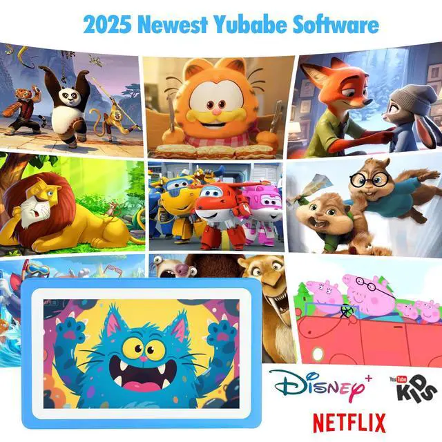 Alt view image 5 of 5 - Kids Tablet 7 Tablets for Kids with Parental Control, WIFI Childrens Tablets for Toddlers with Plenty of Offline Child learning Apps Pre-installed, Toddler Tablet 3-7 Years Boy Girls Gift(Blue)