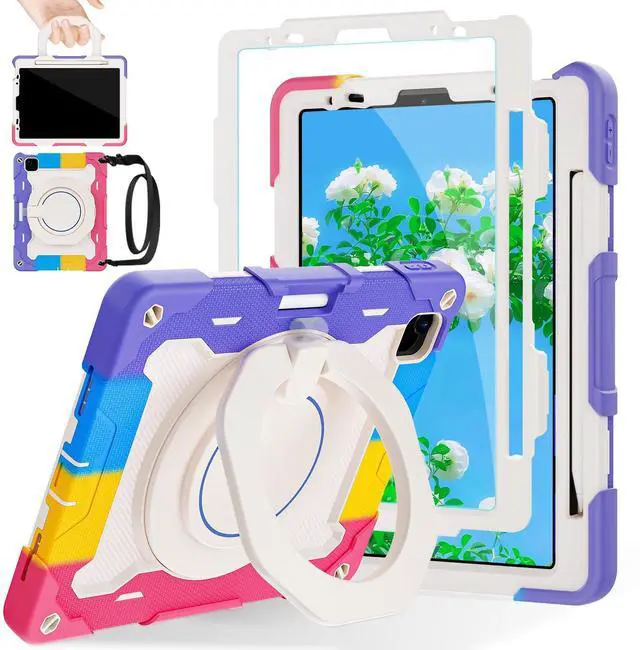 Main image of ROISKIN for iPad air 5th Generation Case 2022/ 4th Gen 2020 10.9 in with Screen Protector for Kids[15ft Drop Protection] iPad Pro 11 Case 4th 3rd 2nd 1st Generation(2022.2021.2020.2018) with 360 Stand