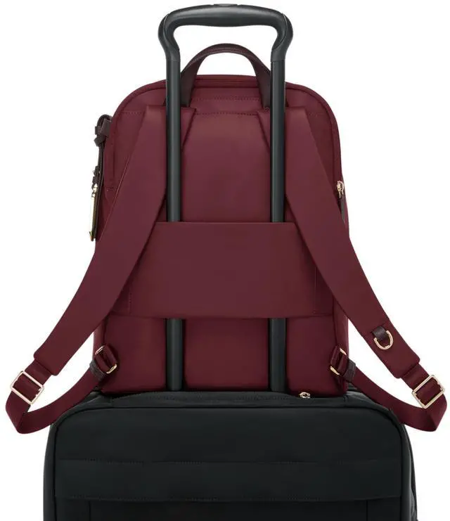 Alt view image 4 of 5 - Tumi Women's Halsey Backpack, Wine, One Size