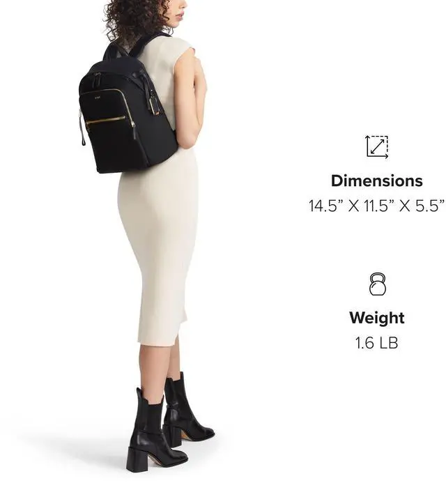 Alt view image 5 of 5 - Tumi Women's Halsey Backpack, Wine, One Size