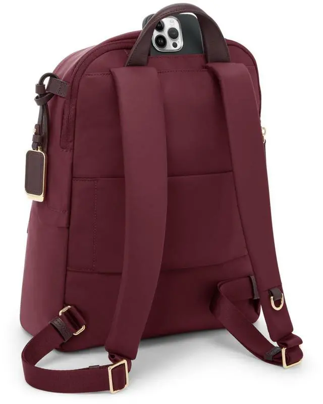 Alt view image 3 of 5 - Tumi Women's Halsey Backpack, Wine, One Size