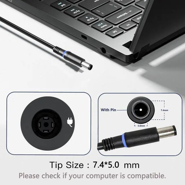 Alt view image 5 of 5 - 240W 180W Laptop Charger Compatible with Dell Alienware M15 R3 R4 R7 R6 R5 M17 R5 R4 R3 15 R3 R2 17 R3 G15 G16 G7 G5 G3 Series, Precision 7730 M17 X15 X17 X16 Gaming Laptop AC Power Adapter-7.4*5.0MM