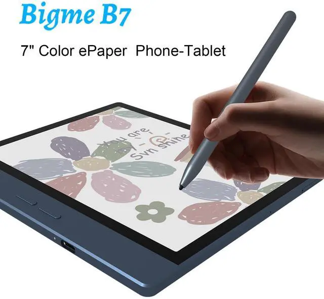 Alt view image 2 of 5 - Bigme B7 Color ePaper Tablet 7 Inch 8+128GB Ebook Reader with 4G Calling