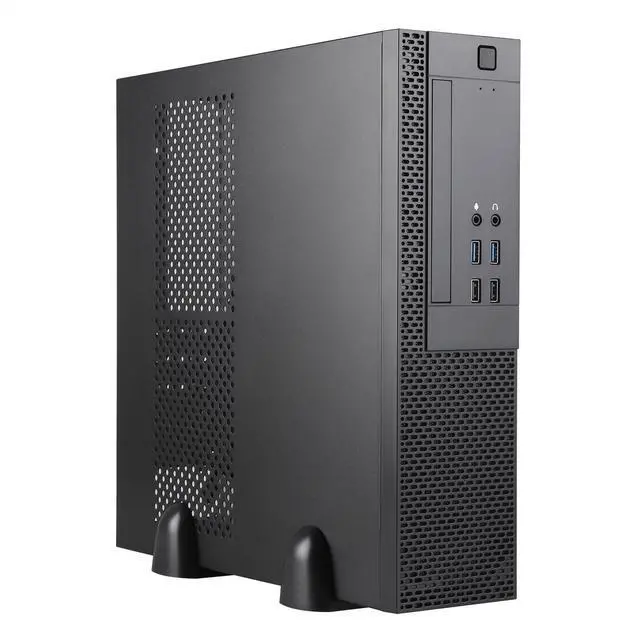 Alt view image 2 of 5 - mATX PC Case,10L Micro-ATX Mini Tower PC Cases Not Include Fans Support Micro ATX and ITX Motherboards and Half Height GPU 190mm High-Performance Hardware Compatible with USB 3.0 for Desktop Computers