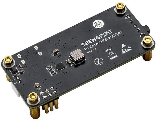 Alt view image 4 of 5 - UPS HAT for Raspberry Pi Zero, Uninterruptible Power Supply Module, Plug-and-Play Ba-ttery Backup Board, Real-Time INA219 Ba-ttery Monitor, Supports 3.7 V Lithium Ba-ttery, Power Management Expansion