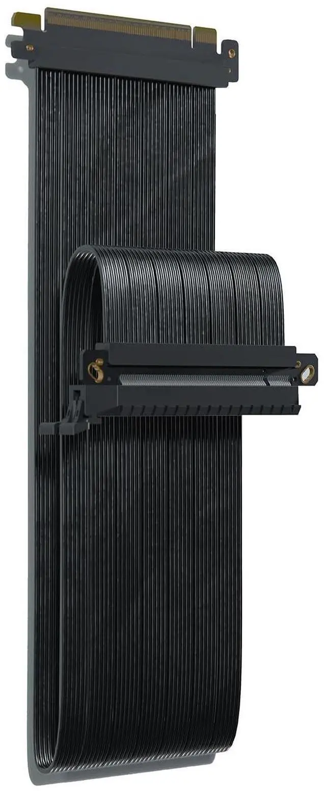 SSUPD PCIe 5.0 x16 Riser Cable 200/320/440mm 32 GT/s Transmission, 64 GB/s (256 Gbps) Bandwidth GPU RTX 5090/5080 & RX 9070 XT & ITX Case Ready (PCIe 5.0 Female Reverse 440mm)