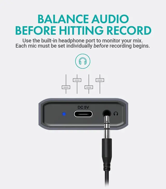 Alt view image 4 of 5 - Movo USB Podcast Equipment Bundle for 2  USB Interface with 2 UM700 Condenser Microphones  4-Port Powered Hub for Streaming, Podcasting, Interviews (with 2 Microphones)