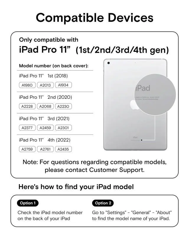 Alt view image 2 of 5 - MOFT Folio Case for iPad Pro 11" (1~4 gen.) with Detachable Pencil Holder, Protective & Lightweight, Durable MOVAS Material and Comfortable Touch for Browsing, Drawing & Studying,Misty Cove