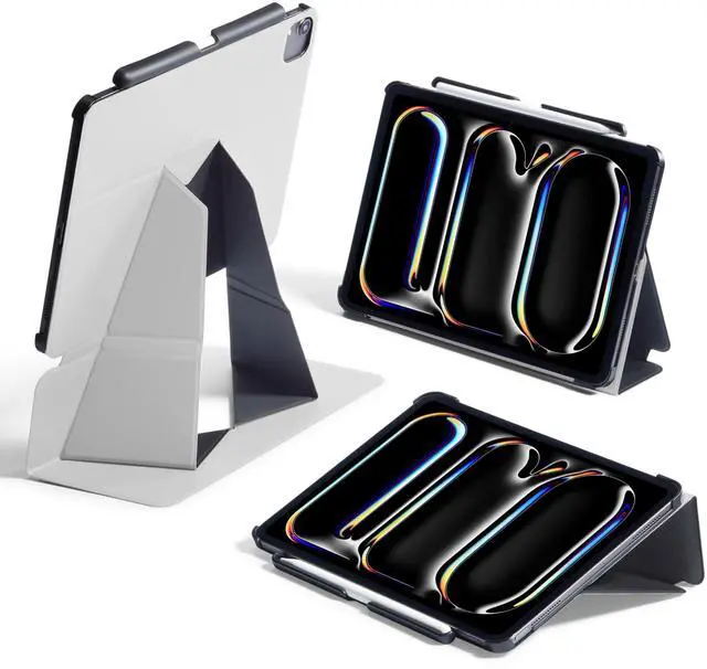 Main image of MOFT Folio Case for iPad Pro 11" (1~4 gen.) with Detachable Pencil Holder, Protective & Lightweight, Durable MOVAS Material and Comfortable Touch for Browsing, Drawing & Studying,Misty Cove