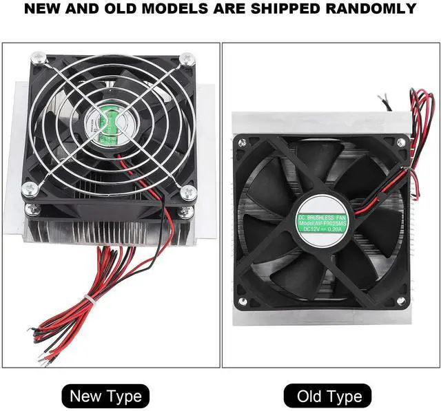 Alt view image 2 of 5 - Thermoelectric Peltier Refrigeration, Fans Cooling Heatsinks Cooler Module 60W XD-35 Air Cooling System Heatsink Semiconductor Cooling System DIY Kit for Small Space Cooling(Has a Cold end Fan)