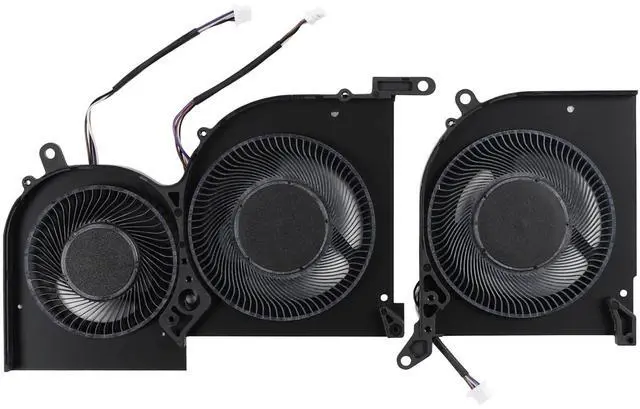 Alt view image 2 of 5 - YAEHUYING New CPU+GPU Fan Replacement for MSI GS66 Stealth MS-16V5 GS66-12U (12th Gen Processor) 12UE 12UG 12UH 12UGS 12UHS, P/N: MS-16V5 16V5-CPU 16V4-G-CW DC5V 1.0A