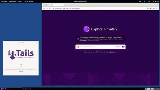 Alt view image 5 of 5 - Linux Tails OS Bootable USB Flash Thumb Drive with Persistence Storage for Anonymous Internet Access with no Censorship  Secure Your Privacy (32GB) + Gift Packaging Box