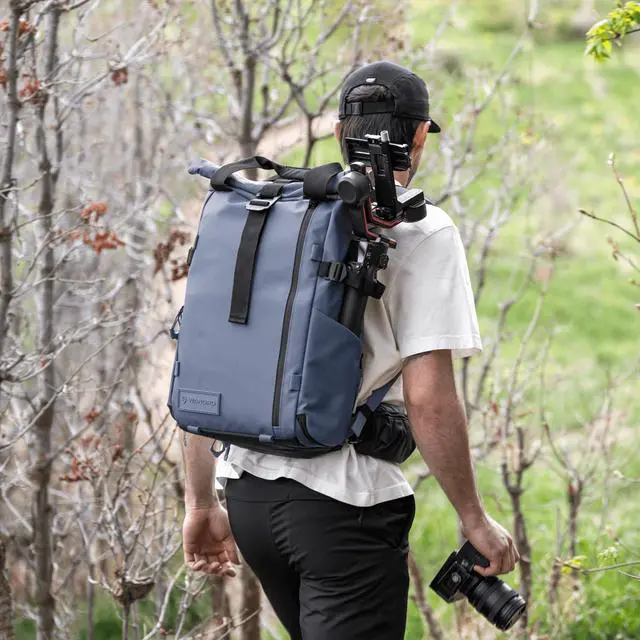 Alt view image 2 of 5 - WANDRD All New PRVKE 31L V4: Weatherproof Travel and Camera Backpack, Everyday Carry Bag with Laptop Sleeve, Quick Side Access, Rolltop Expansion, Clamshell Opening  Versatile Photography Backpack