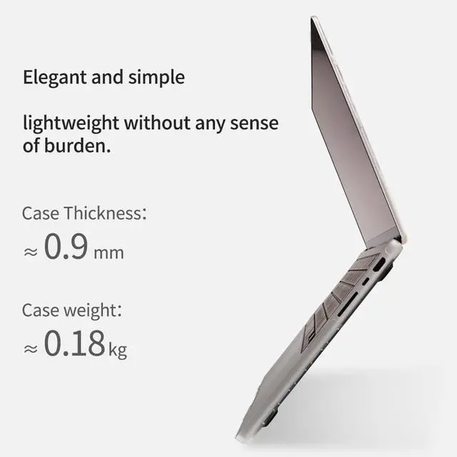 Alt view image 4 of 5 - IMMOENUC for 2025-2021 MacBook Pro 14 M5 M4 M3 M2 M1 Pro/Max Chip (A3434 A3112 A3401 A3185 A2992 A2918) 14 inch Case Matte Hard Shell Plastic Protective Cover Lightweight, Durable (Floral Wreath)