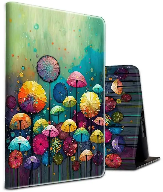 Main image of BEOTIWAD for 10.1" Amazon Fire HD 10 Tablet (13th Generation, 2023 Release),PU Leather Multi-Angle Anti Slide Stand Cases with Auto Wake/Sleep,Colored Mushroom