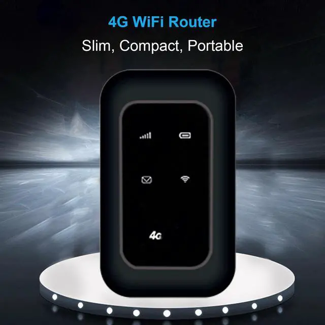 Alt view image 2 of 5 - Mobile Wi Fi Hotspots, Portable Travel Router Supports 10 Users at The Same Time, 2100mAh Battery, Pocket Wi Fi Device for Secure Internet at Home Or Everywhere You
