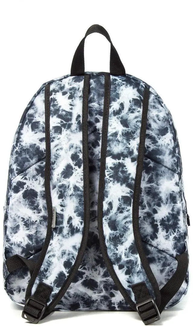 Alt view image 4 of 5 - K-Cliffs Classic Backpack Basic Student Campus Daypack Simple Travel Rucksack with Chromebook Laptop Pocket Water Bottle Holder Padded Straps Printed Black White Marble Pattern