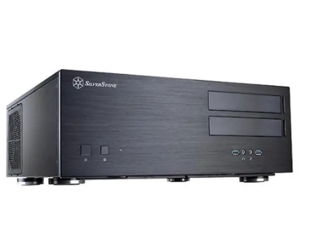 Main image of SilverStone Technology Home Theater Computer Case with Aluminum Front Panel for E-ATX/ATX/Micro-ATX Motherboards GD08B