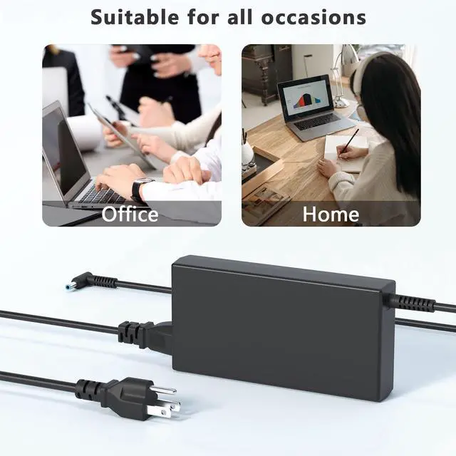 Alt view image 4 of 5 - GKLSPL 19.5V 6.15A Charger Compatible with HP USB-C Dock G5 G2 5TW10UT 5TW10AA 5TW10AA#ABB 5TW10UT#ABA 5TW13AA Omen 15-5000 15-5100 15-5200 USB-C/A Universal Laptop