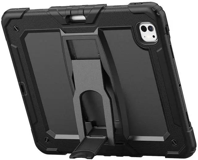 Alt view image 3 of 5 - Sahara - Raider Series Heavy-Duty Case for iPad Pro 13" (M4 2024/M5 2025), Scorpion Black, (TB00385)
