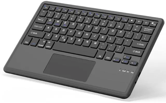 Main image of WINCHKING Slim Bluetooth Keyboard for iPad Air 13-inch&12.9-inch iPad Pro Tablet,Detachable Wireless Keyboard with Touchpad Compatible with iOS/Window/Android,Lightweight Portable&Rechargeable,Black
