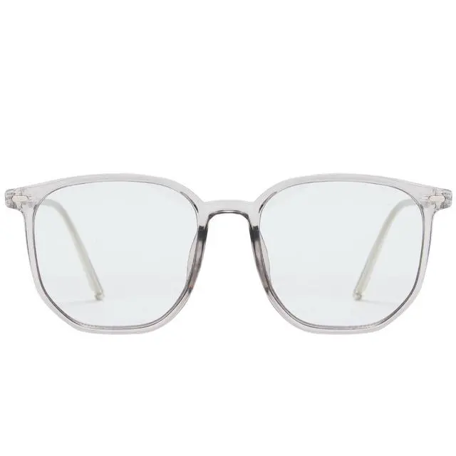 Alt view image 2 of 5 - Cyxus Photochromic Blue Light Glasses for Men Women Computer Glasses UV Protection Glasses 8255 (Grey Frame White to Brown)