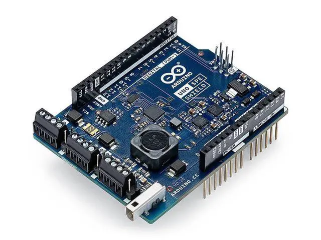 Alt view image 2 of 5 - Arduino UNO SPE Shield [ASX00073] - Add Single Pair Ethernet (10BASE-T1S) with PoDL + RS485 to UNO R4, Industrial IoT, Legacy Integration, Smart Factory & Building Automation