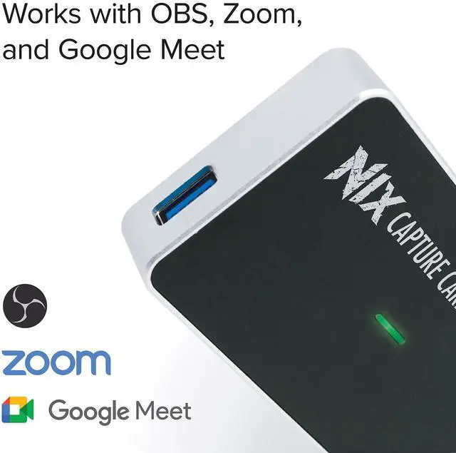 Alt view image 3 of 5 - Plugable HDMI Video Capture Card, USB 3.0 or USB C, Record, Stream and Go Live with DSLR, 1080P 60FPS with HDMI Pass Through - Compatible with Windows, Mac OS, Linux, OBS Streaming