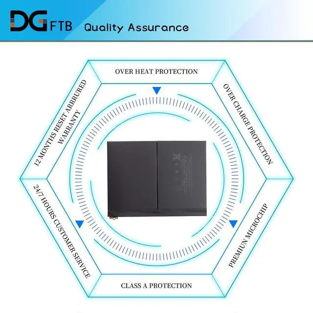 Alt view image 4 of 5 - DGFTB New A2288 28.6Wh Tablet Battery for iPad Air 10.9" 2020 4th Generation Gen 4 A2316 A2324 A2325 A2072, for iPad 13.1 13.2 MYFN2LL/A MYFM2LL/A MYFT2LL/A MYHY2LL/A MYGX2ZP/A EMC 3570 3571
