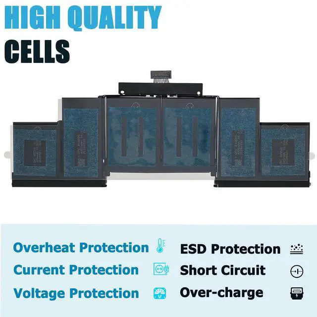 Alt view image 3 of 5 - Tinkerpal A1618 Laptop Battery Compatible with MacBook Pro 15 inch Retina A1398 Mid 2015 Ver 11.36V 99.5Wh