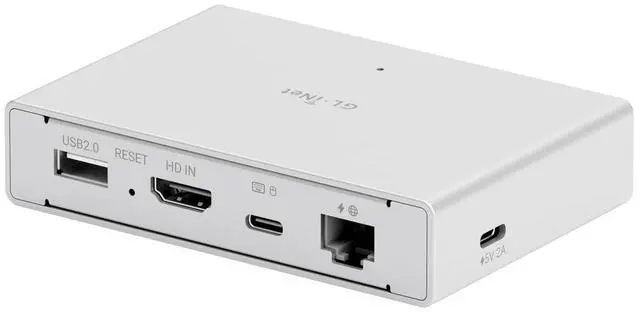 Main image of GL.iNet Comet PoE (GL-RM1PE) Remote KVM Control Over Internet - PoE/Type - C Dual Power Option 4K@30Hz,32GB EMMC Tailscale Support for PC Server Remote Access Power Management Adapted KVM Switches