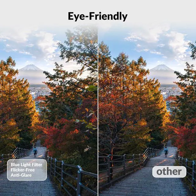 Alt view image 4 of 5 - Great voell 32" 4K UHD Computer Monitor  3840×2160p, 100% sRGB, 178° Viewing Angle, HDMI & DisplayPort, VESA 100x100mm, Black