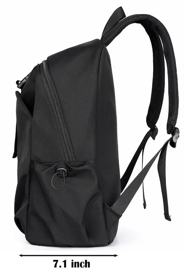 Alt view image 5 of 5 - ZJRUIWQ Travel Laptop Backpack,15.6 Inch Notebook, Business Work Commuter Backpack,With Laptop Compartment,Gift for Men & Women, Mochilas Para Viajar en Avion (black)