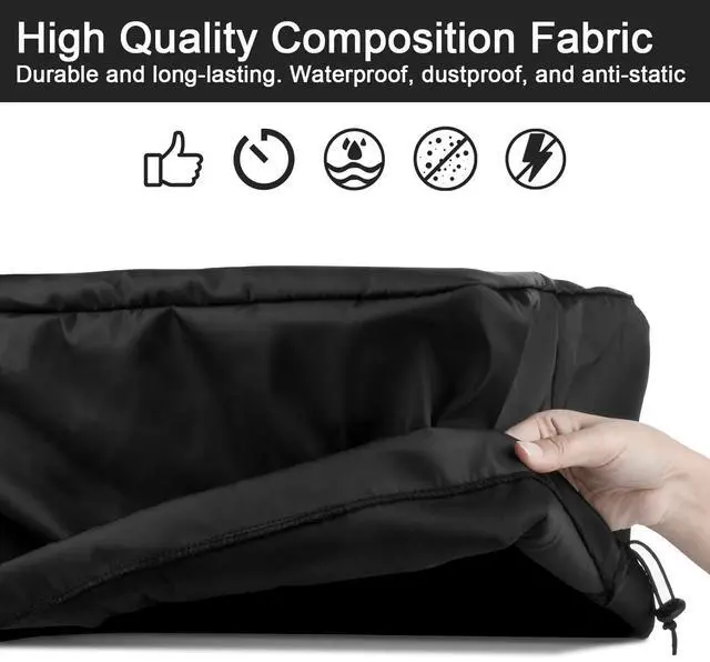 Alt view image 4 of 5 - CaSZLUTION Printer Dust Cover - Compatible with HP OfficeJet Pro 9125e / 9015e / 9135e / 9025e / 8135e / 8139e Wireless All-in-One Printer, Water Resistant Protector Case - 19.5 x 15.7 x 10.3 Inch