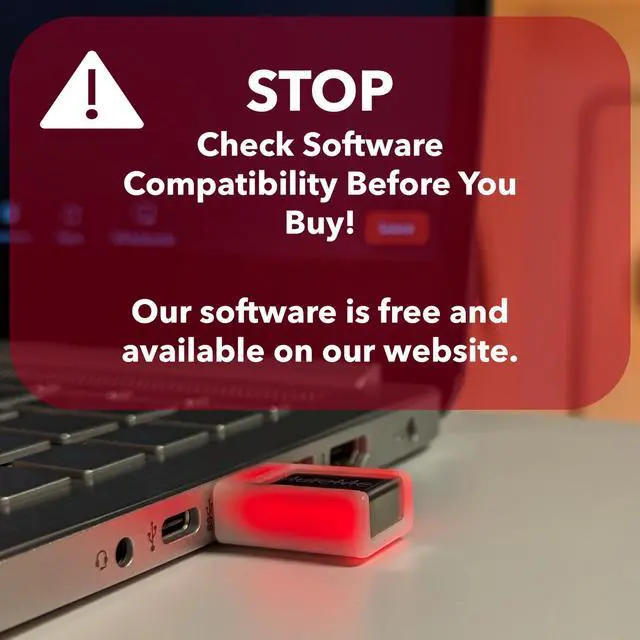 Alt view image 3 of 5 - MuteMe Mini - USB A - Illuminated Physical Mute Button for Zoom, Teams & More (As Seen on Shark Tank). Free Windows/Mac Software Required to Use MuteMe.