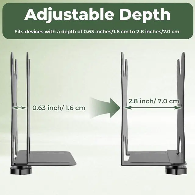 Alt view image 5 of 5 - Adjustable Thin Client Mini PC Vesa Mount to Wall, Under Desk, Attached to Monitor Arm and Stand Pole for HP, Dell, Bosgame Ryzen 5, GMKtec K11, Bmax B3, KAMRUI E3B, NUC, Mac mini and Small CPUs