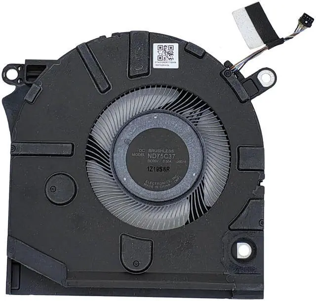 Alt view image 3 of 3 - LANDALANYA Replacement New CPU Cooling Fan for HP Envy 14-EB TPN-Q252 Laptop M38796-001 ND75C37-20D15 DC5V 0.50A Fan