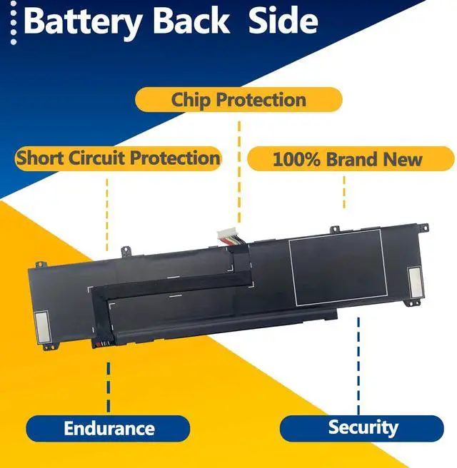 Alt view image 4 of 5 - WK04XL 70.07Wh Battery Replacement for HP Victus 16-E 16-D 16-E0194NW 16-E0029UR 16-E0005UA 16-D0001UR 16-D0023DX OMEN 16-B 16-C 16-B1000NS 16-C0001NU Series HSTNN-IB9V HSTNN-OB2 HSTNN-WB0B 15.4V